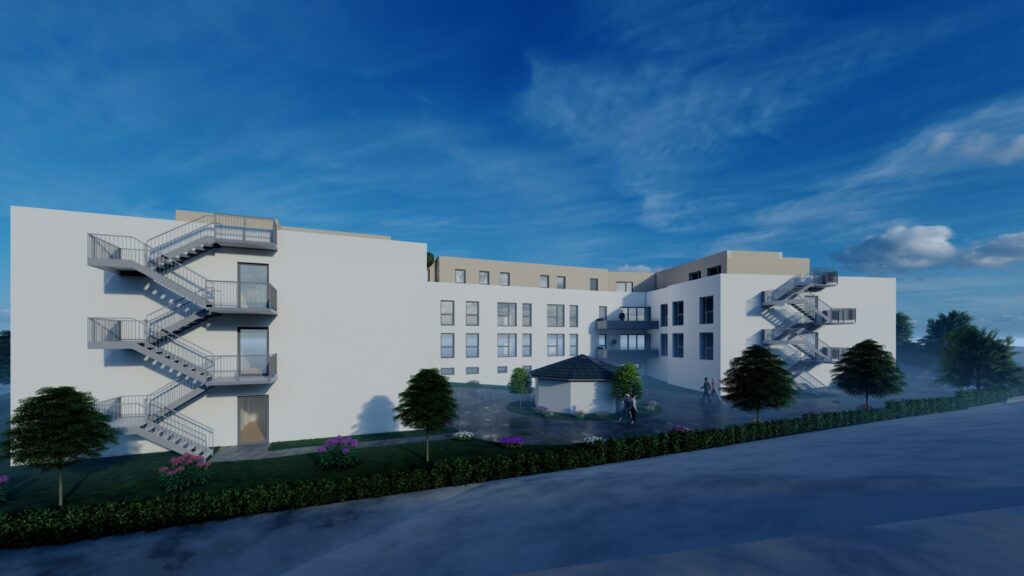 Statische Berechnung und Bewehrungsplanung Pflegeheim Neubau in Gummersbach – Schalplanung Tragwerksplanung